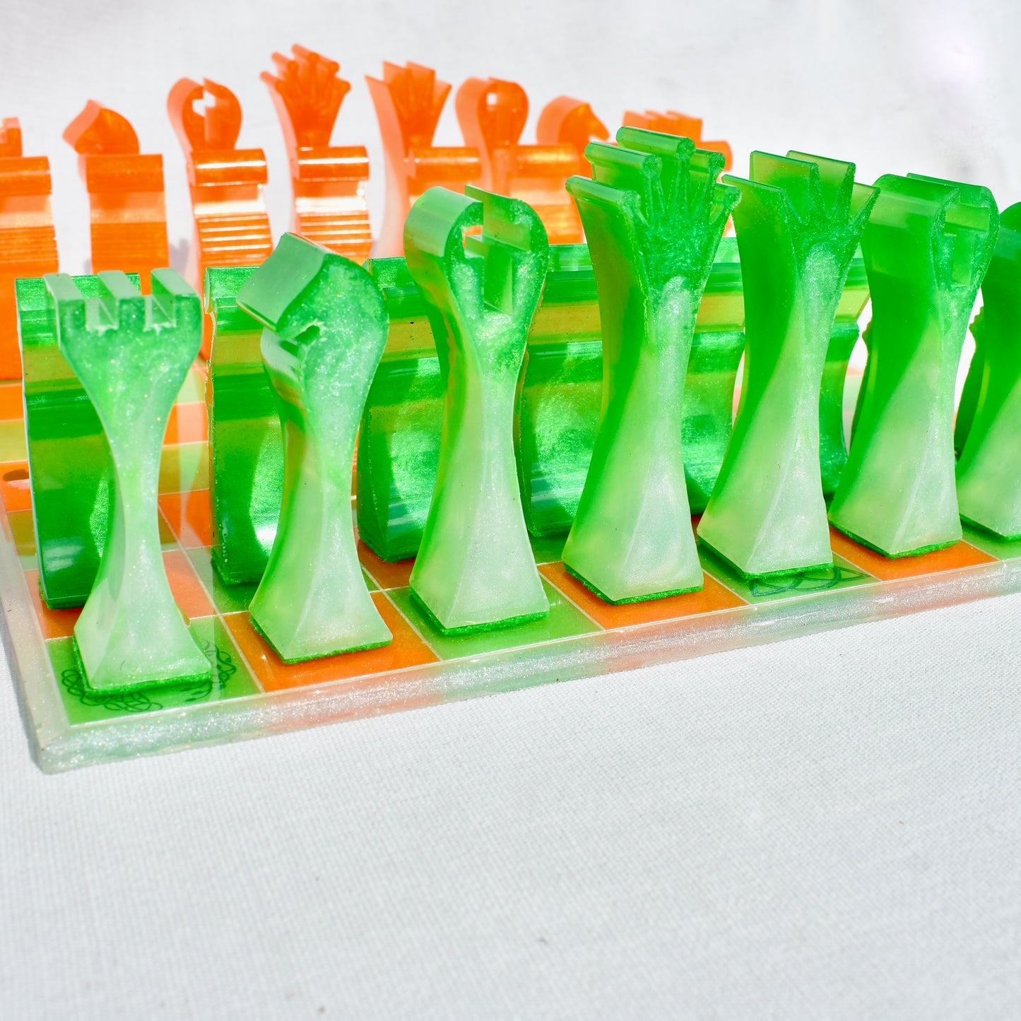 Premium Irish Themed Chess Set • St. Patrick’s Chess Set • Irish Pride Chess Set 🍀