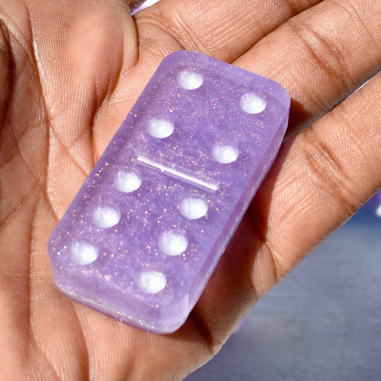 Lavender Dominoes Set • Dominoes for HER• Valentine's Domino Gift Set