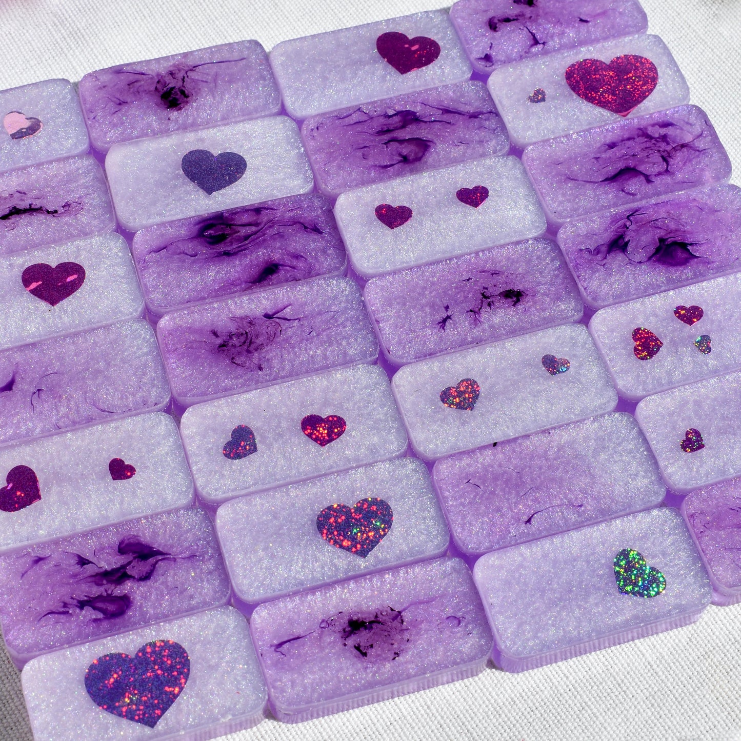 Lavender Dominoes Set • Dominoes for HER• Valentine's Domino Gift Set