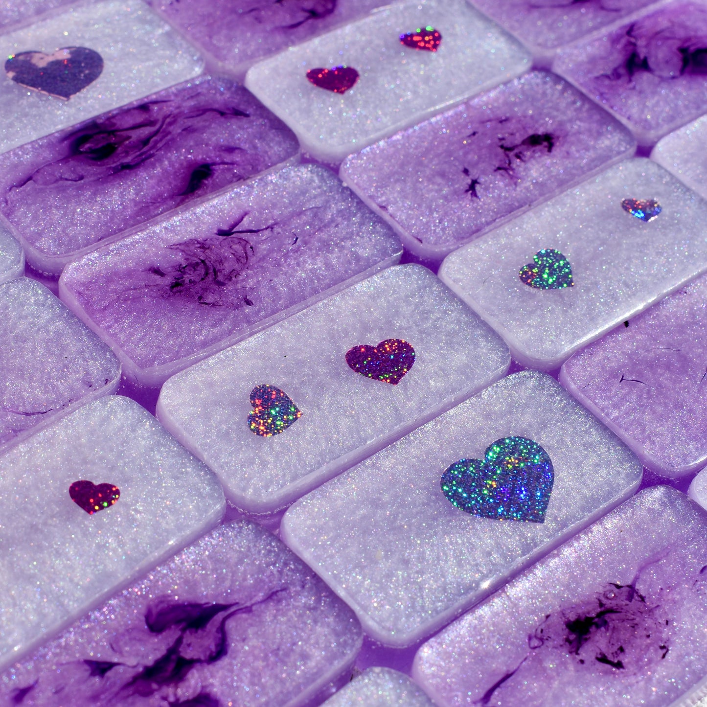 Lavender Dominoes Set • Dominoes for HER• Valentine's Domino Gift Set