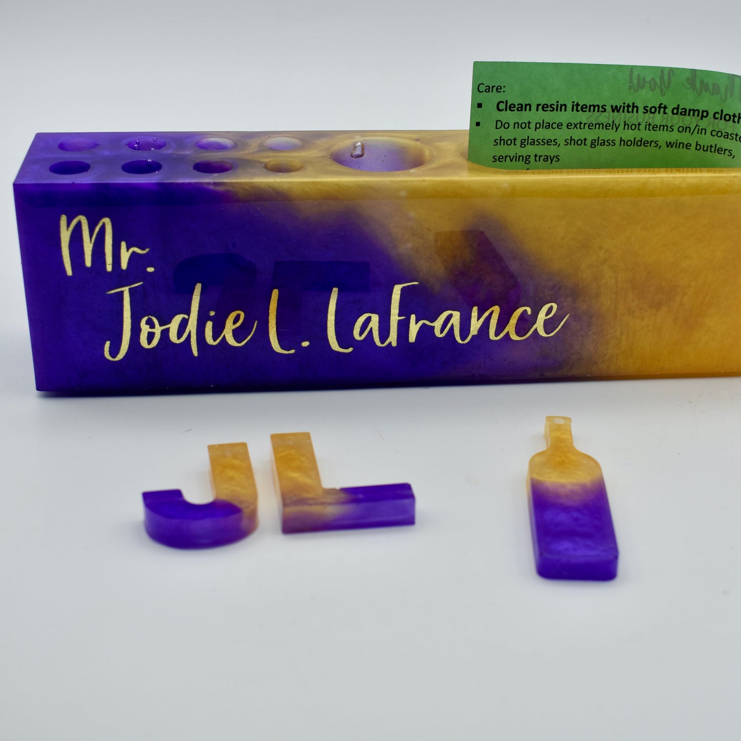 Pen Pencil Holder & Desk Organizer - Sorority/Fraternity Office Gift