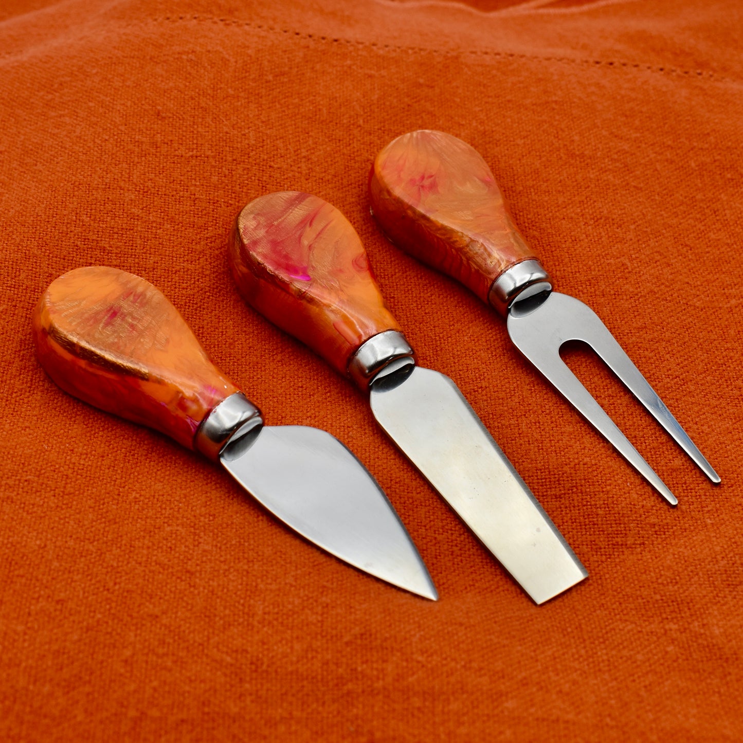 4-Piece Gourmet Cheese Tool Set • 3-Piece Beach Themed Cheese Knife Set • Custom Cheese Tools Set