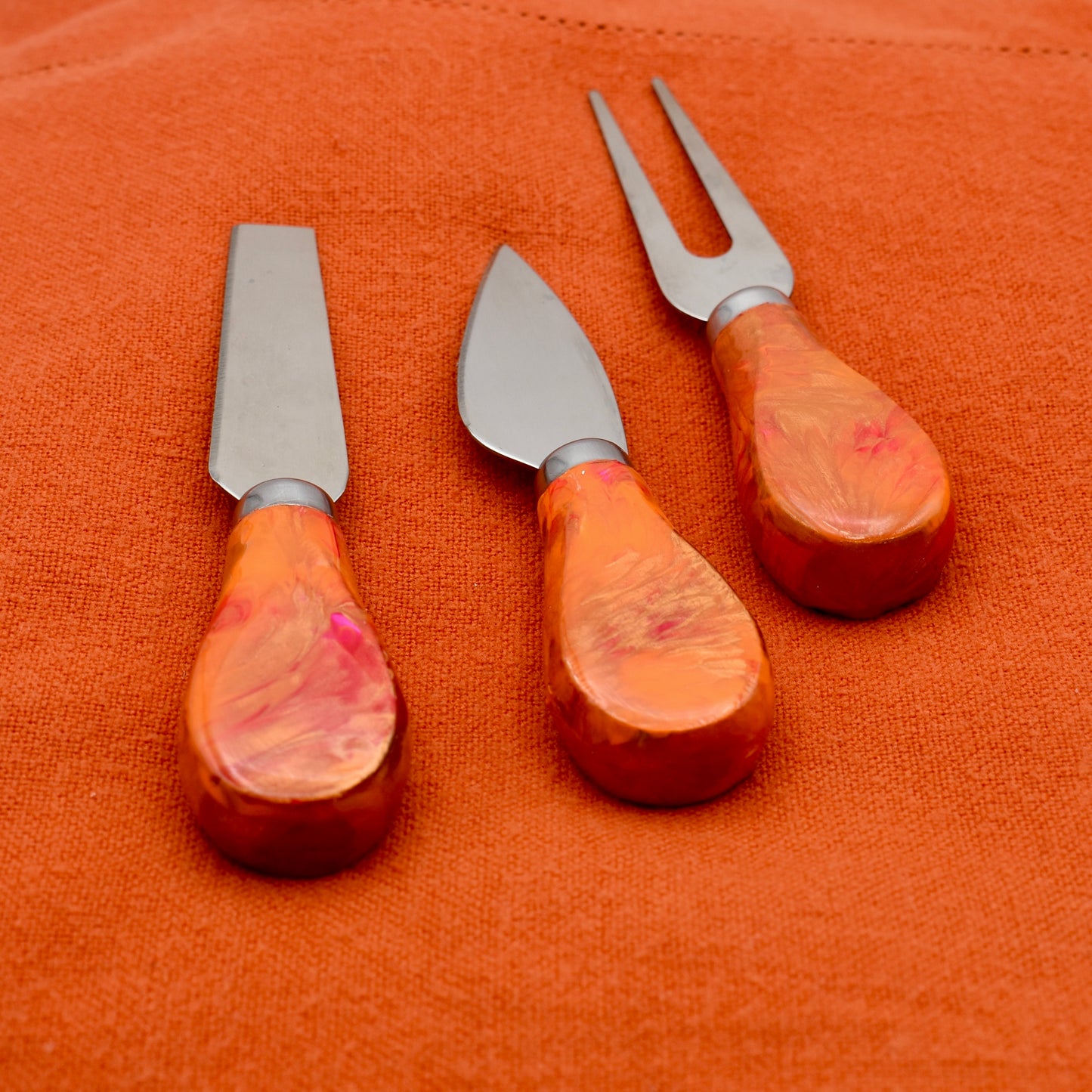 4-Piece Gourmet Cheese Tool Set • 3-Piece Beach Themed Cheese Knife Set • Custom Cheese Tools Set