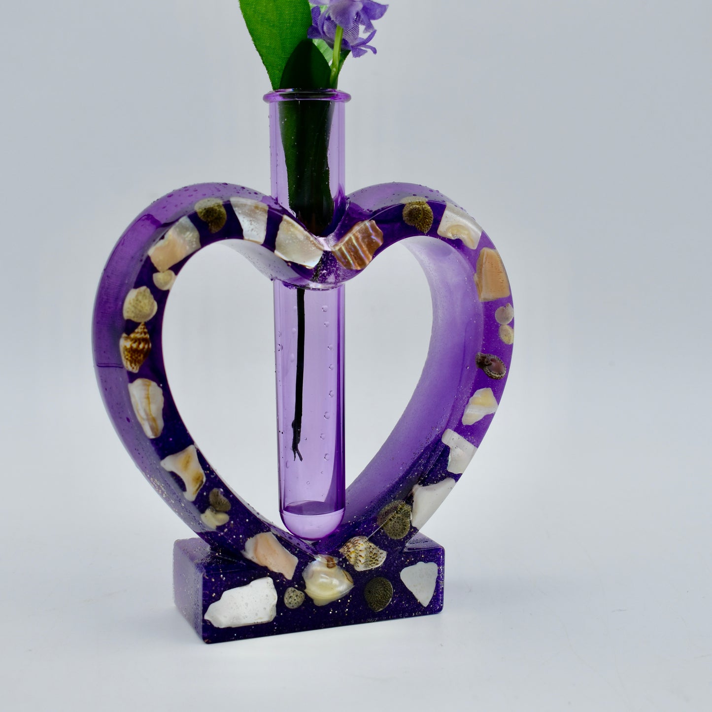 Heart Shaped Propagation Vase (2-piece set) • Hydroponic Plant Cutting Vase