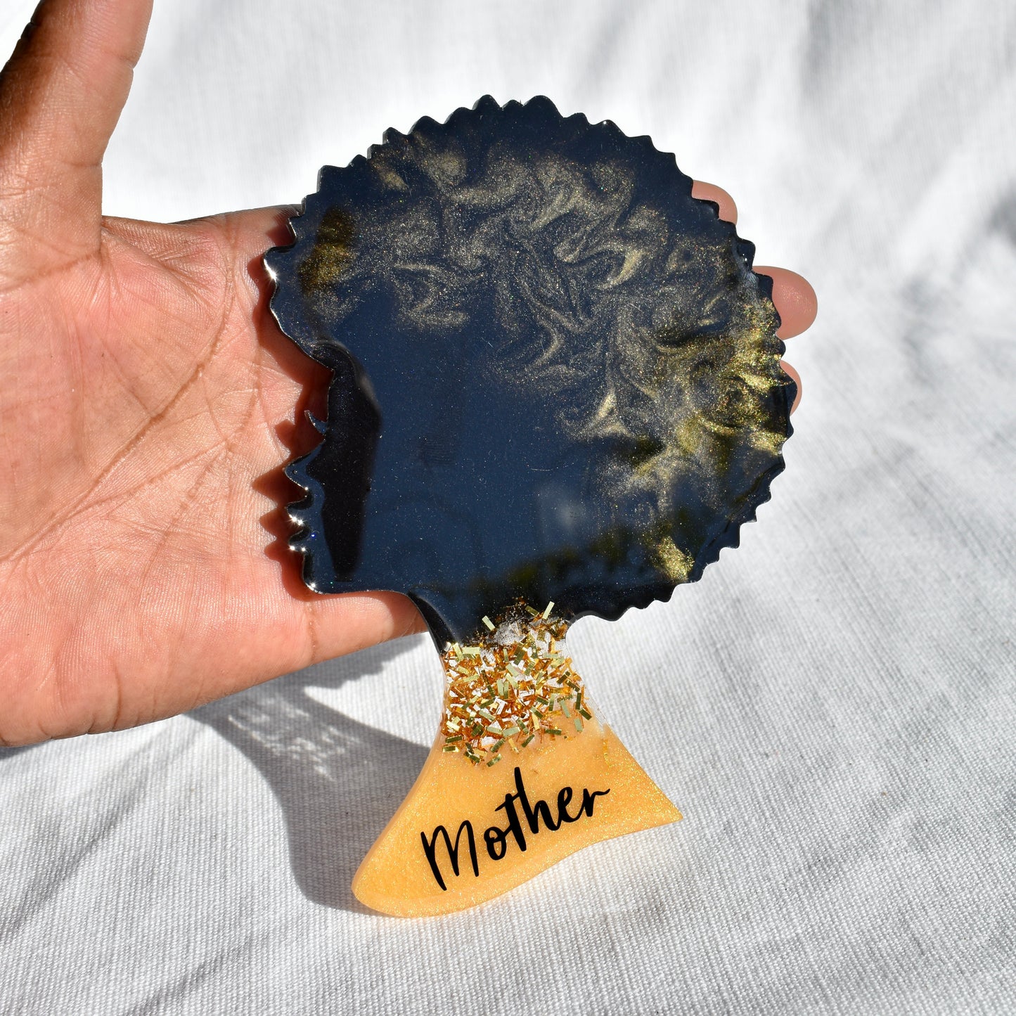 Afro Woman Coasters • Afro Queen Coasters • Afrocentric Gift • Black Girl Magic Coasters