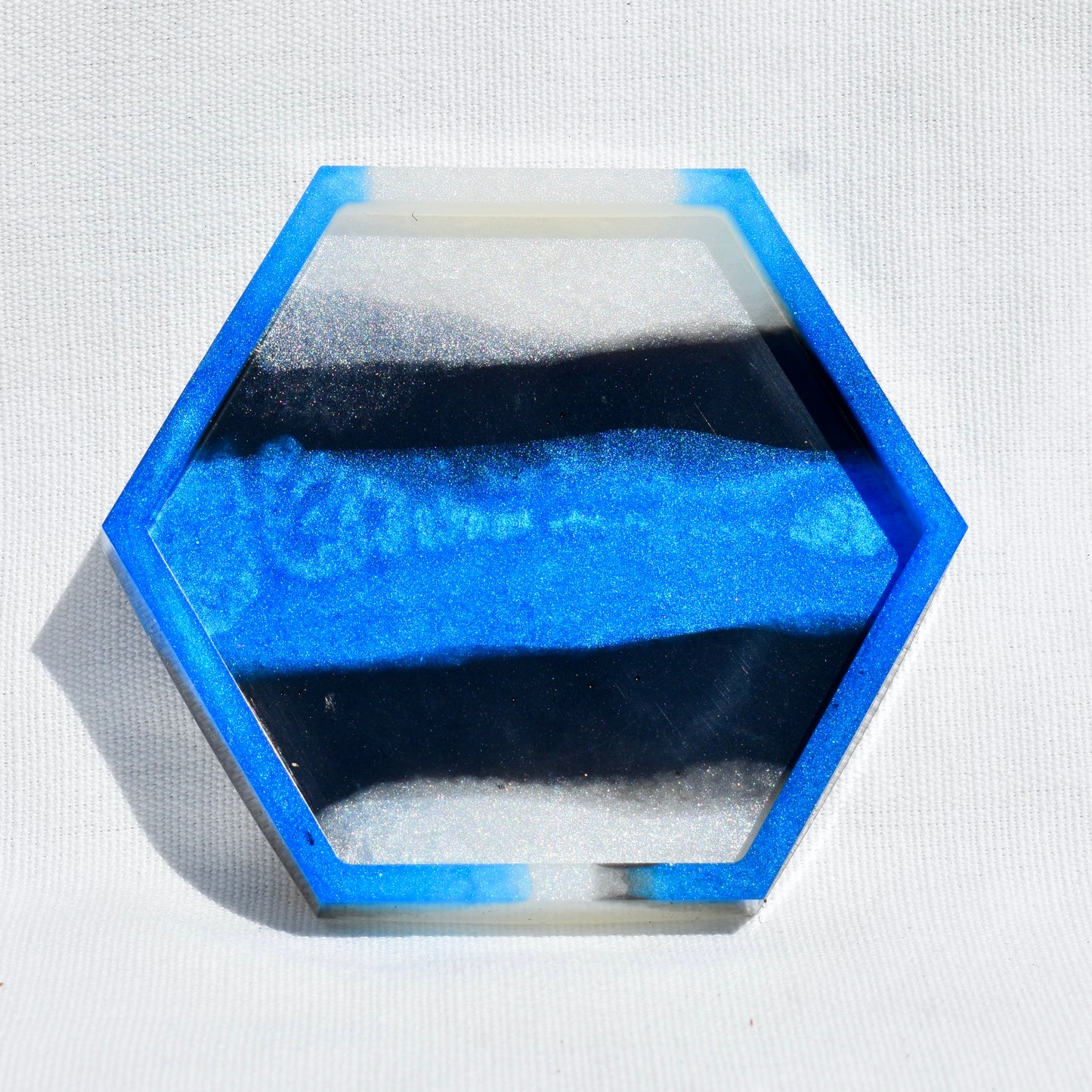 Police Dad Coaster Set • Blue Line Coaster Set • Law Enforcement Pride Coasters