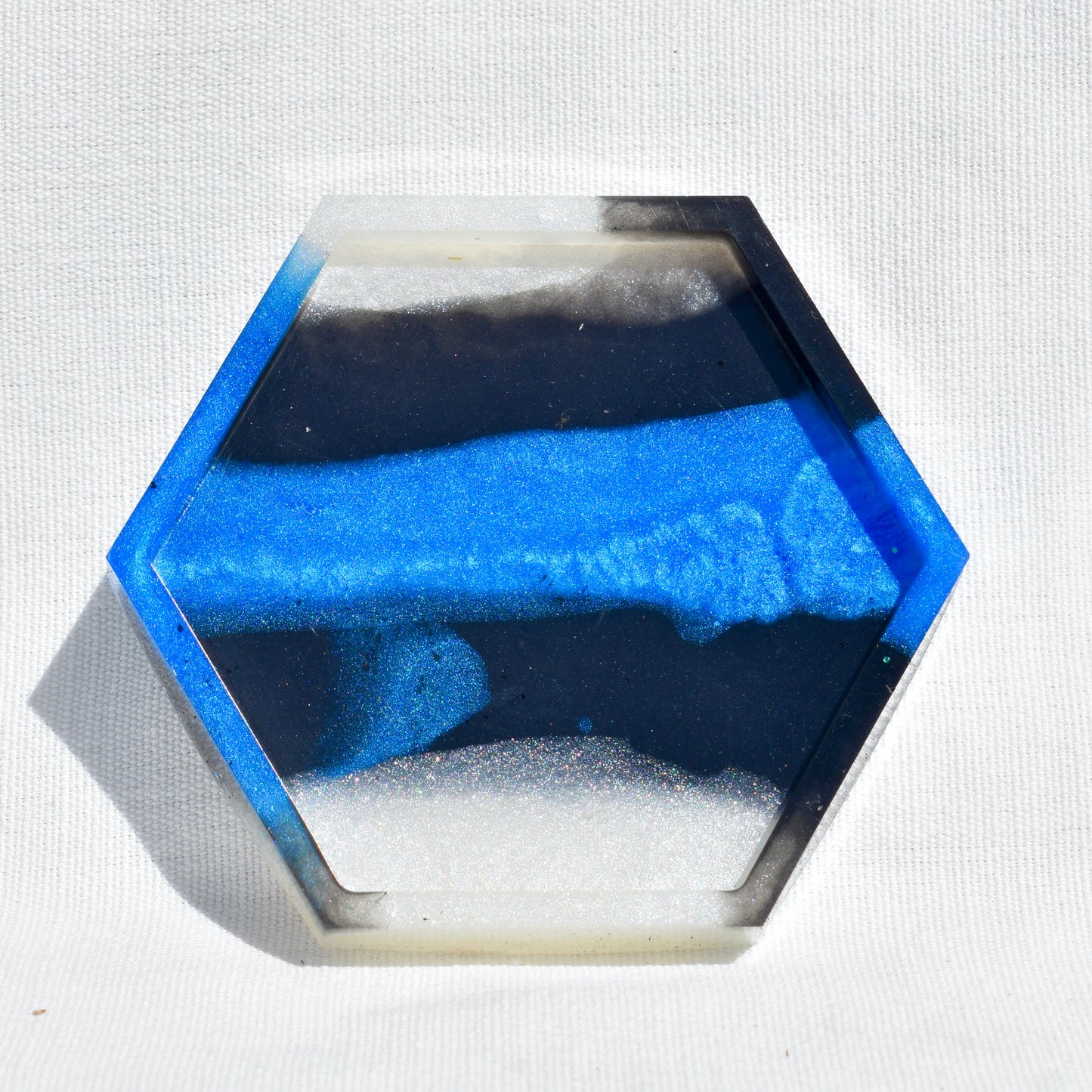 Police Dad Coaster Set • Blue Line Coaster Set • Law Enforcement Pride Coasters