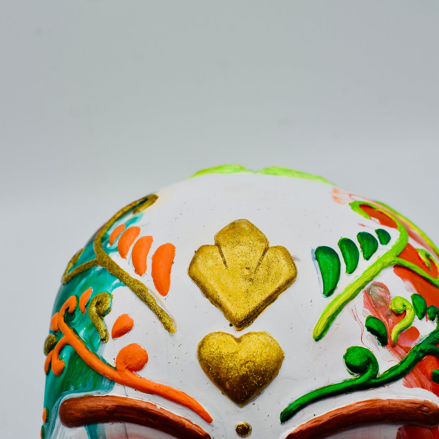 Irish Sugar Skull Statue • Day of the Dead Irish Statue Décor
