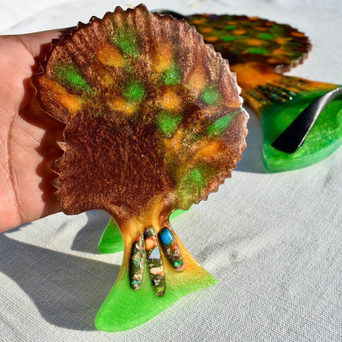 Alumni Serving Tray Set • Afro Woman Serving Tray w Coasters • FAMU Gift