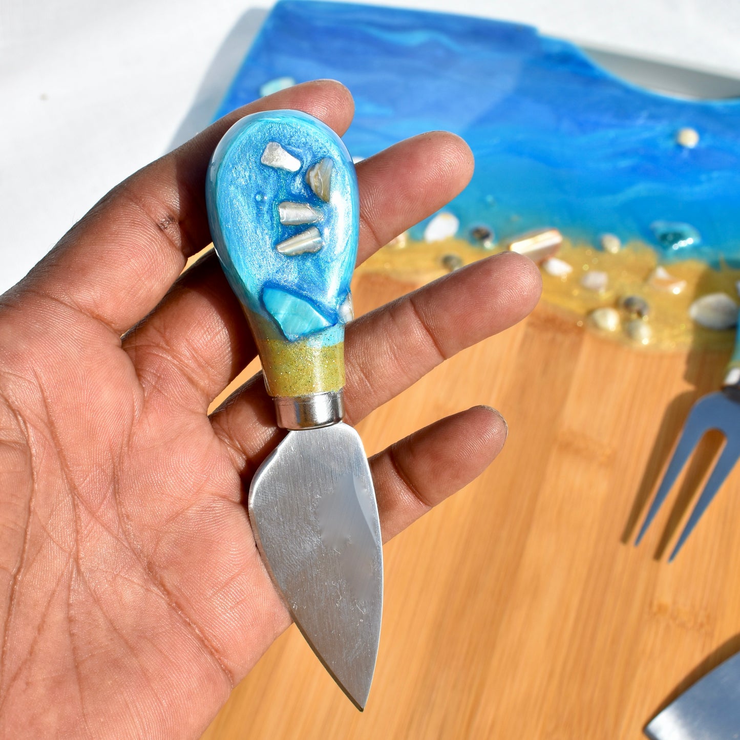 Personalized Beach Themed Charcuterie Board