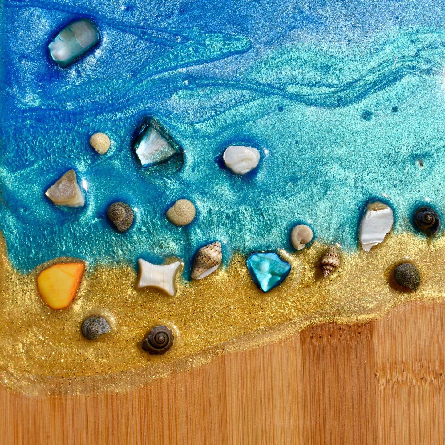 Personalized Beach Themed Charcuterie Board