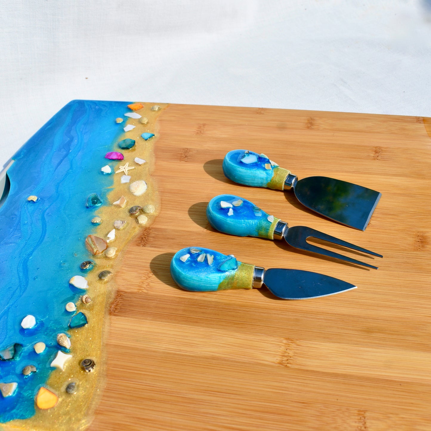 Personalized Beach Themed Charcuterie Board