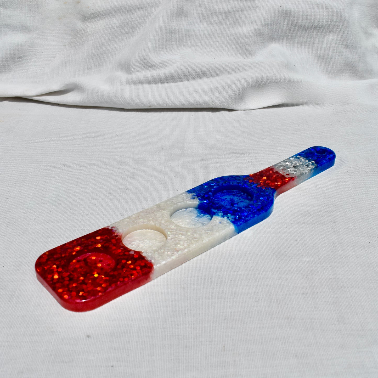 Patriotic Shot Glass Paddle ๐บ๐ธ Red White & Blue Shot Glass Paddle ๐บ๐ธ USA Beer Flight