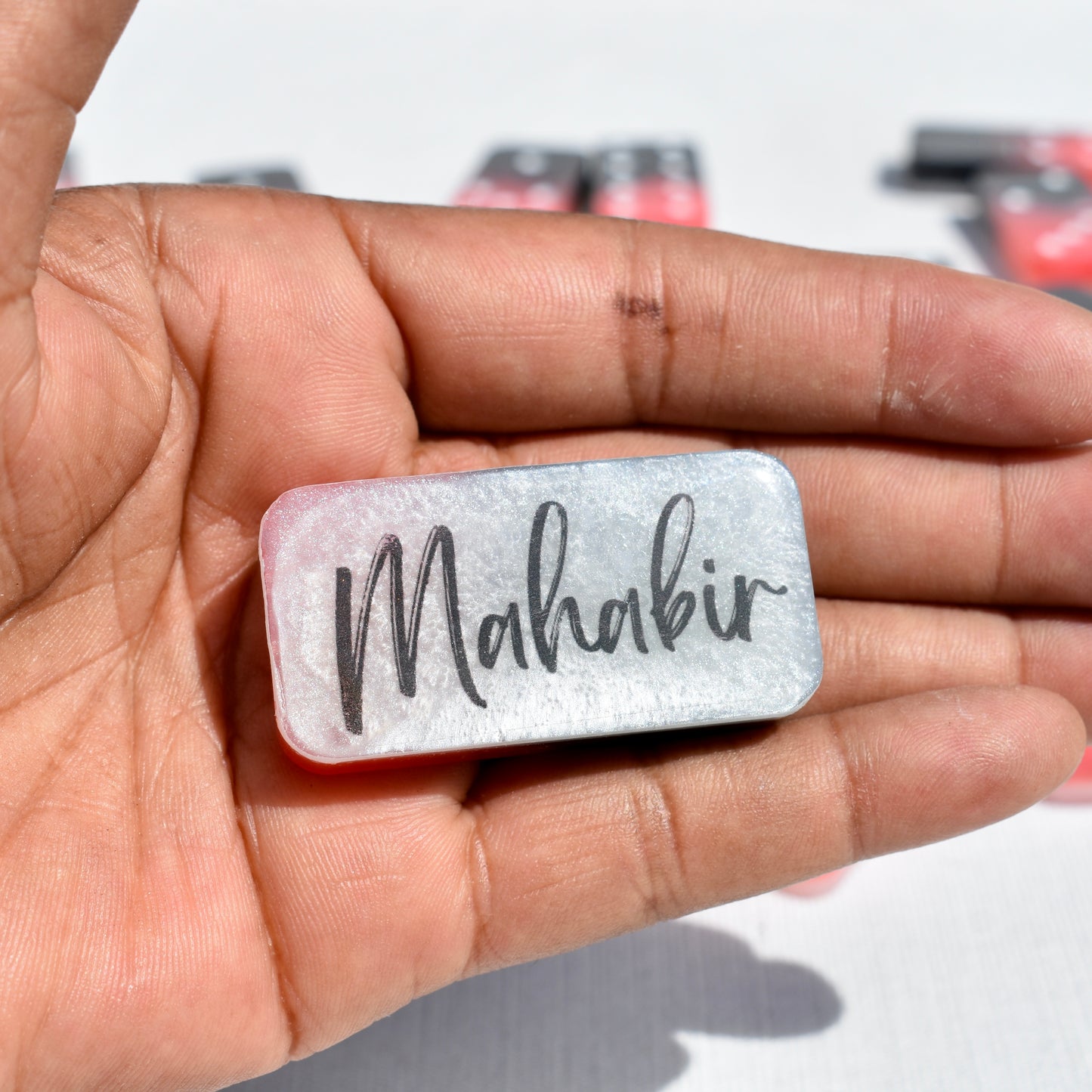 Personalized Domino Gift Set • Custom Resin Dominoes Set
