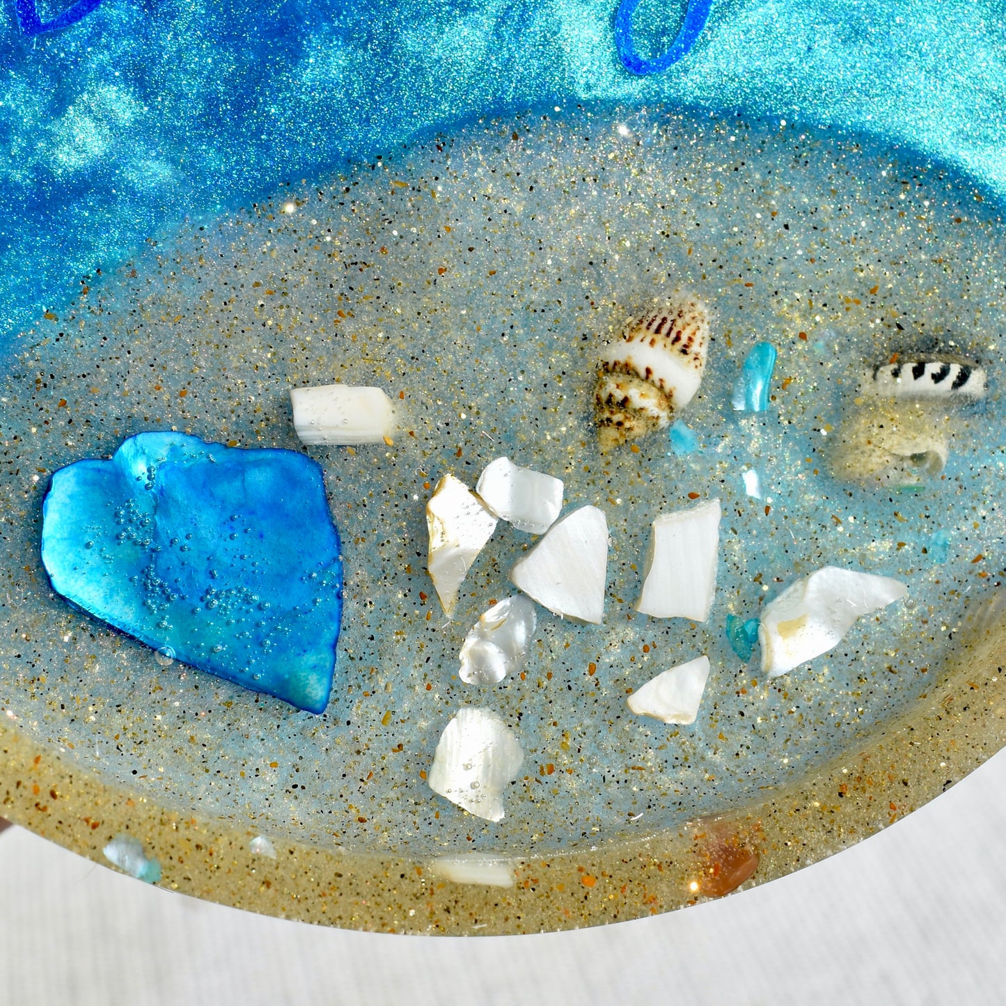 Personalized Beach Themed Charcuterie Board w Coasters • 9-Piece Beach Themed Charcuterie & Coaster Set