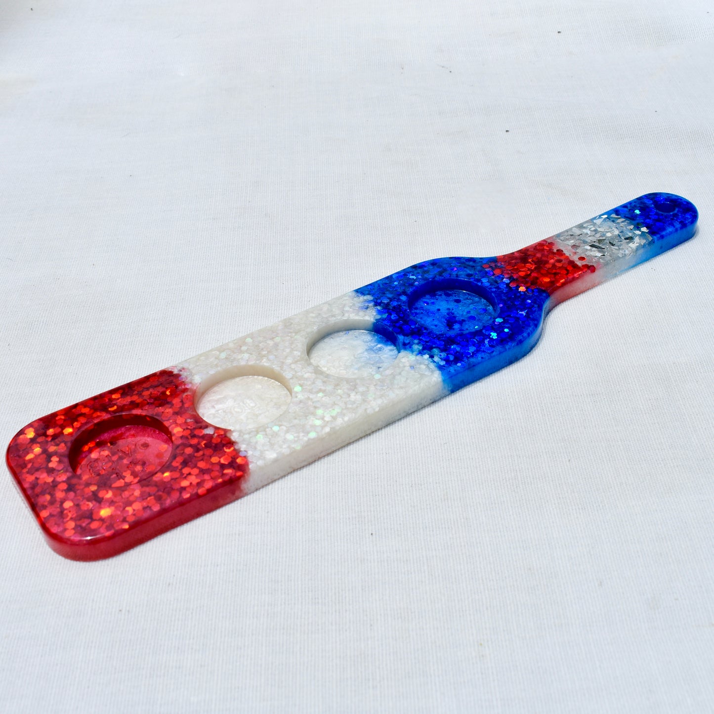 Patriotic Shot Glass Paddle ๐บ๐ธ Red White & Blue Shot Glass Paddle ๐บ๐ธ USA Beer Flight