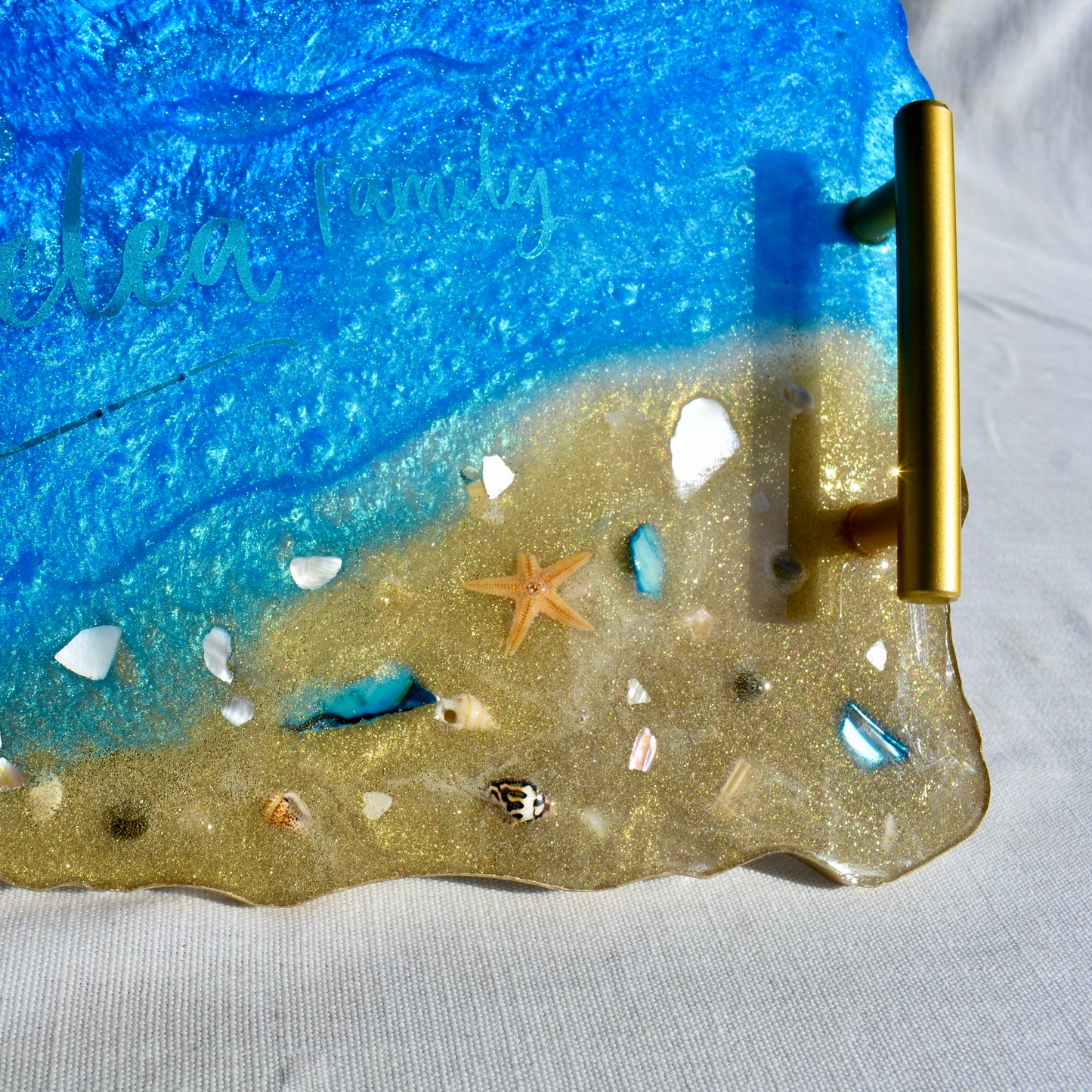 Personalized Ocean Tray • Personalized Ocean Themed Serving Tray • Personalized Serving Tray