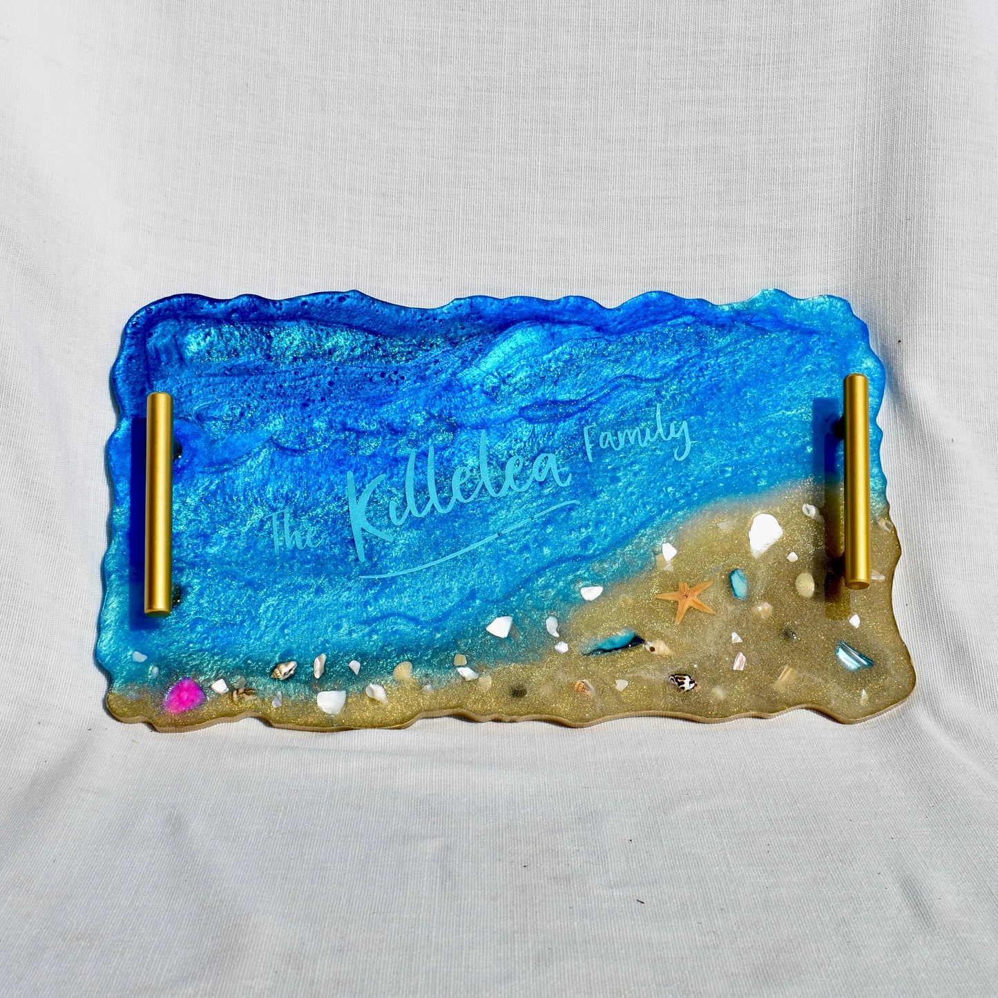 Personalized Ocean Tray • Personalized Ocean Themed Serving Tray • Personalized Serving Tray