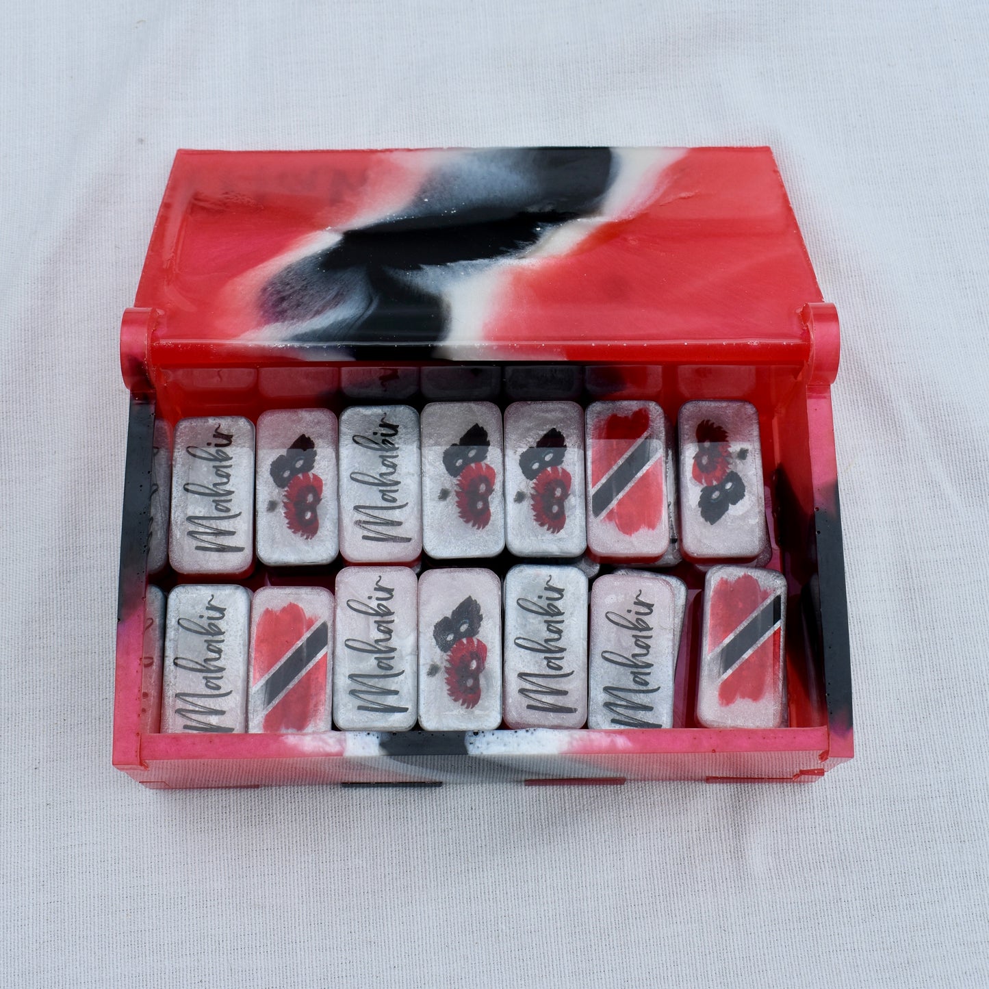 Personalized Domino Gift Set • Custom Resin Dominoes Set