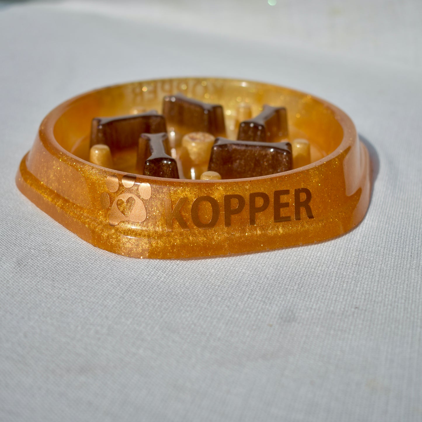 Personalized SLOW FEEDER Dog Bowl