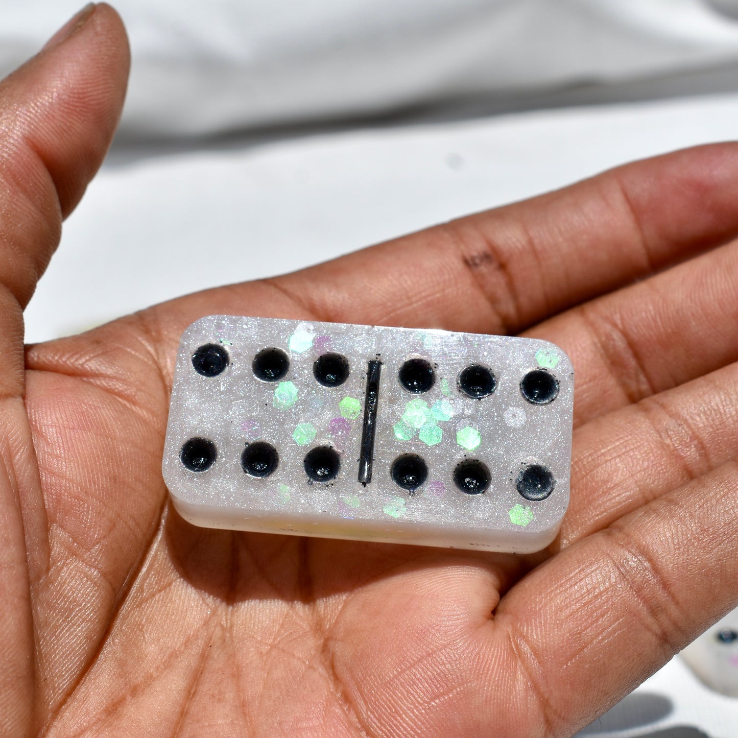Personalized Domino Gift Set • Custom Resin Dominoes Set