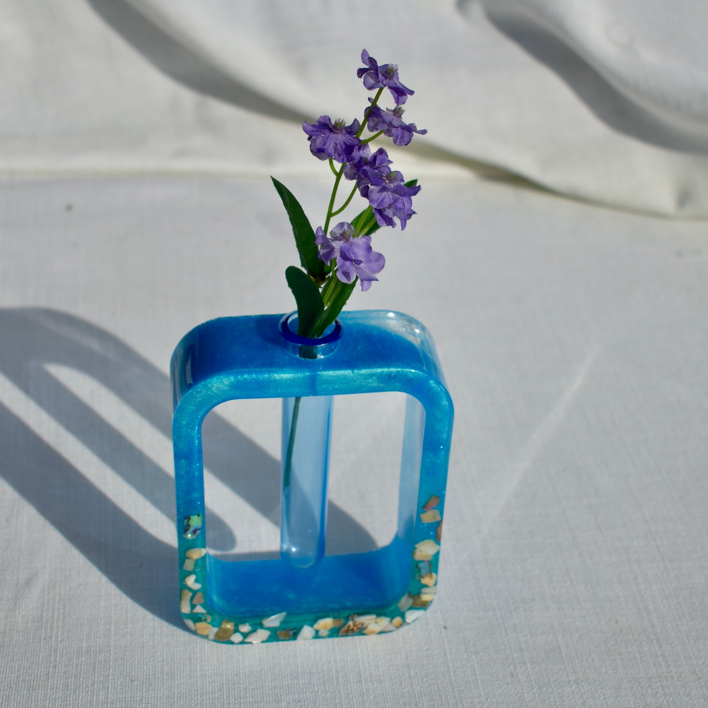 Seashell Propagation Vase (2-piece set) • Hydroponic Plant Cutting Vase