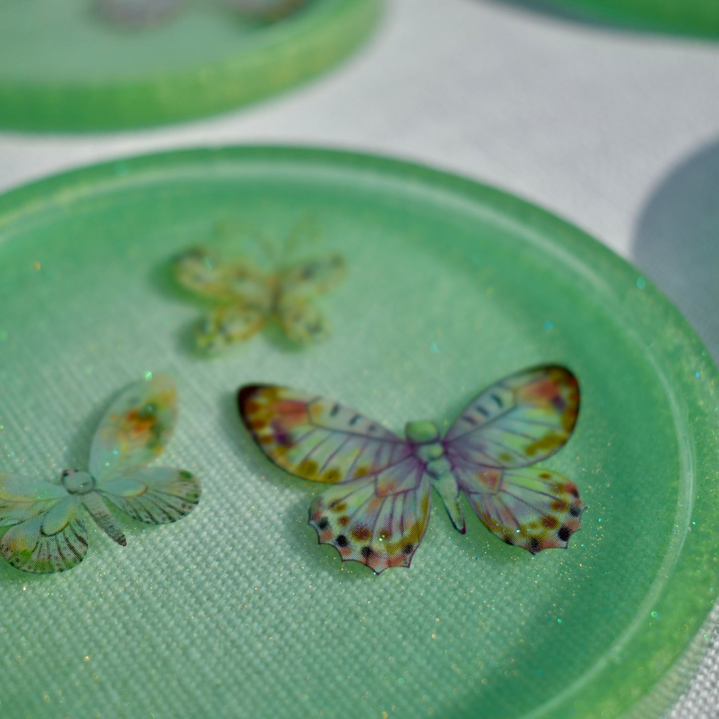 3D Butterfly Coasters (Assorted Colors)