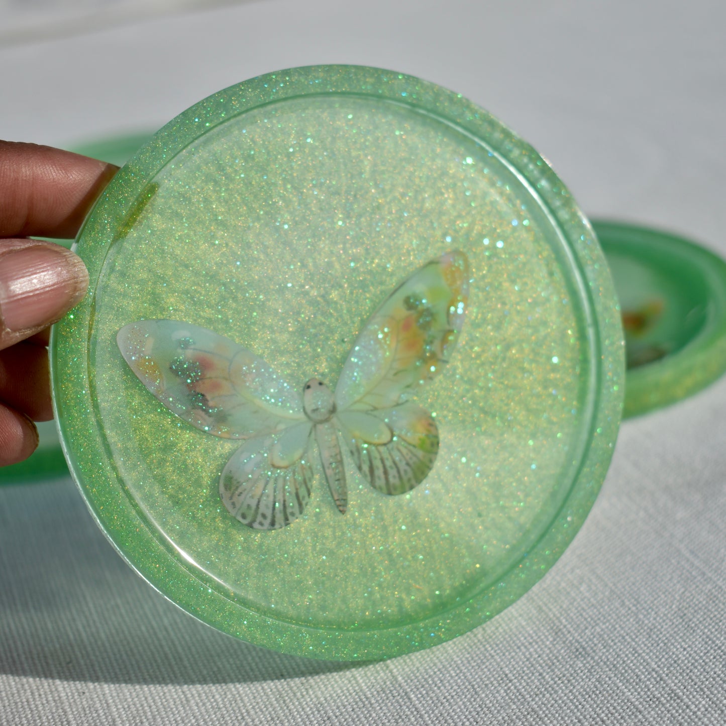 3D Butterfly Coasters (Assorted Colors)