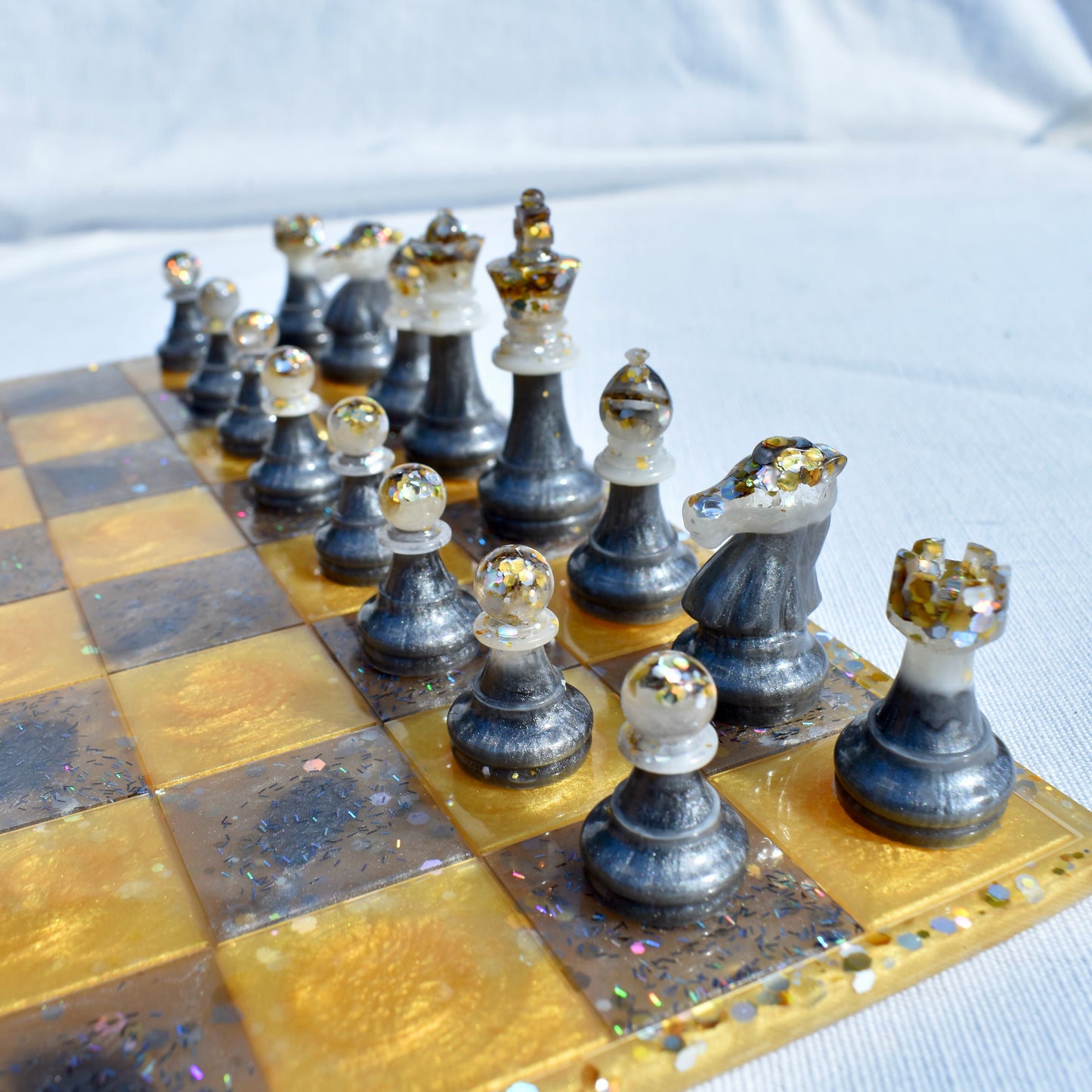 Customizable Chess/Checkers Set Board Game