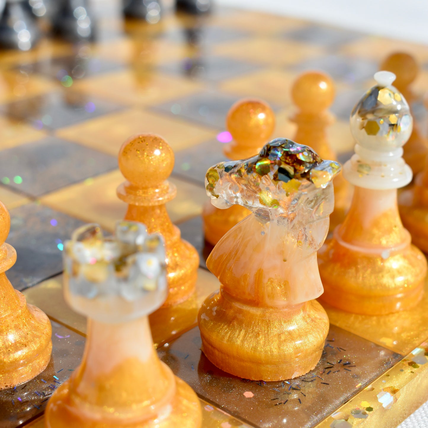 Customizable Chess/Checkers Set Board Game