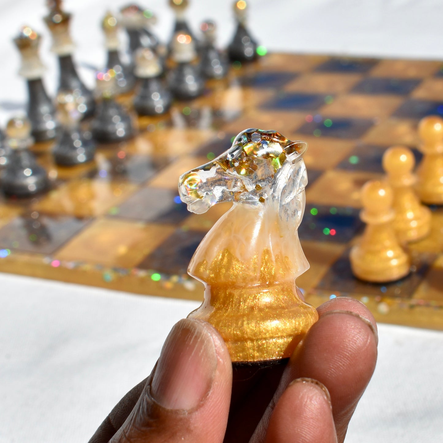Customizable Chess/Checkers Set Board Game