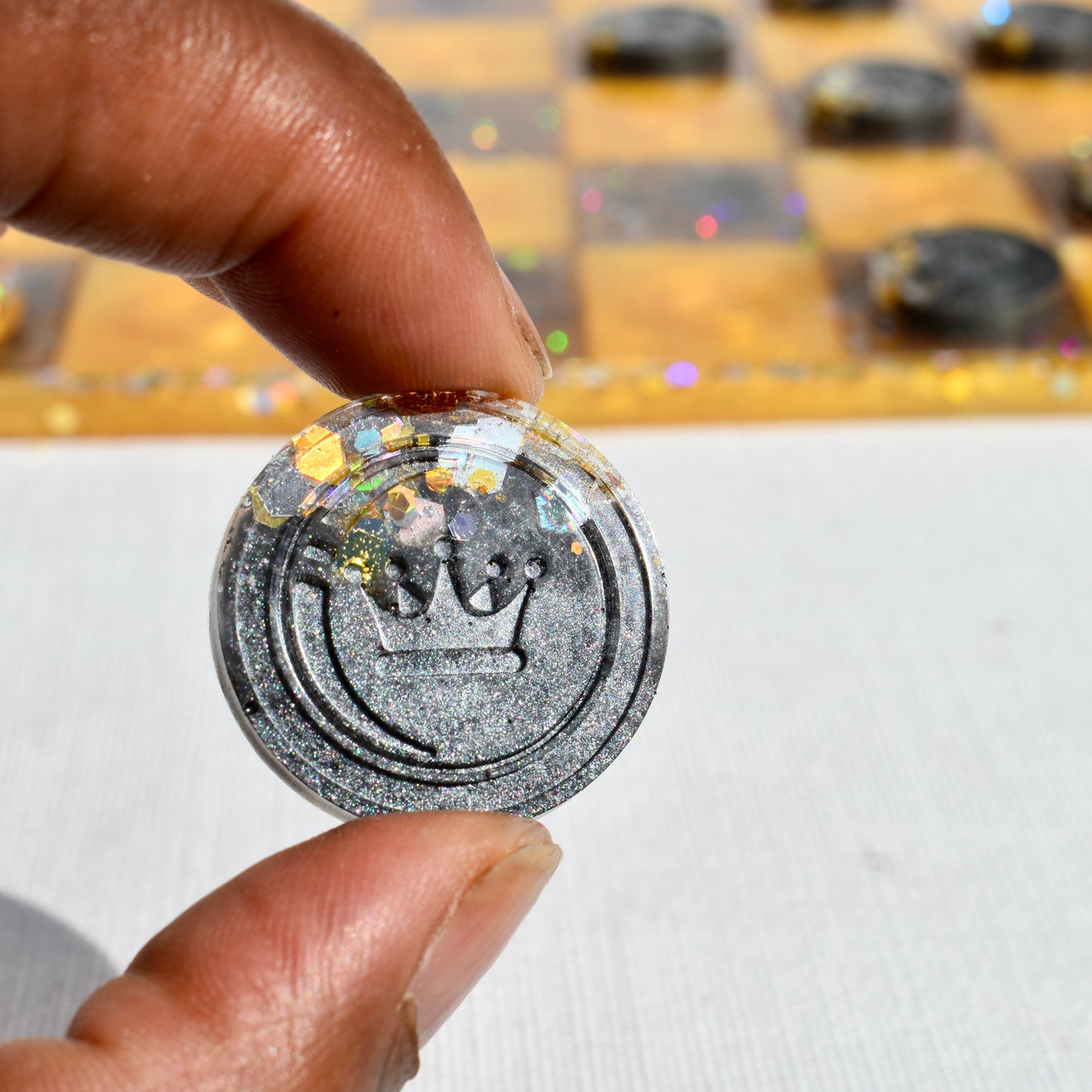 Customizable Chess/Checkers Set Board Game