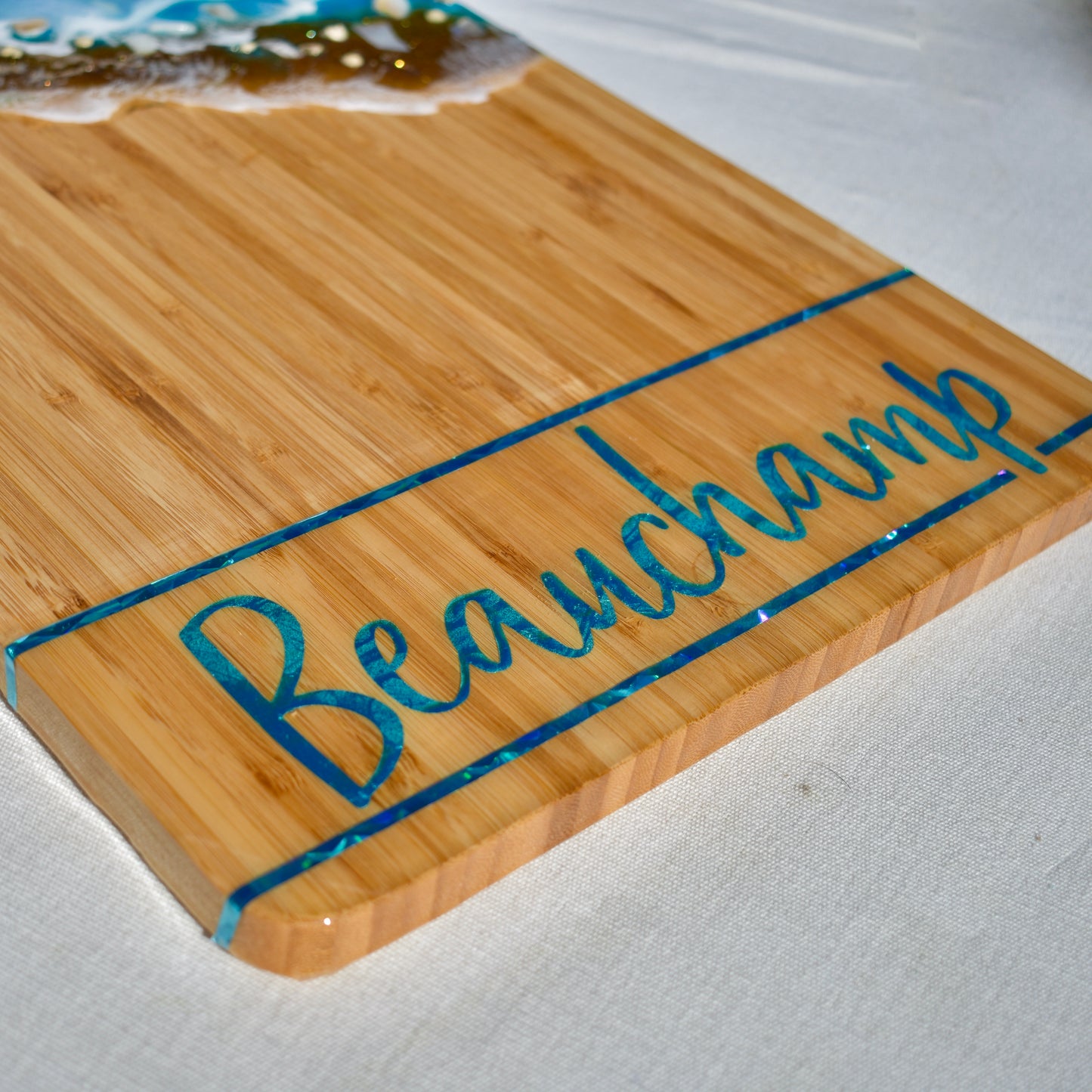 Personalized Beach Themed Charcuterie Board