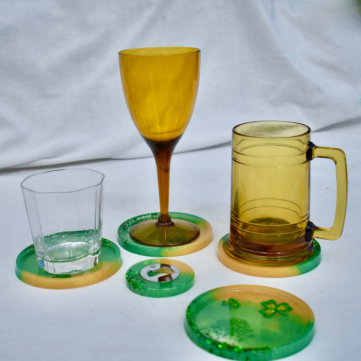 St. Patrick’s Day Coasters • Irish Themed Coasters