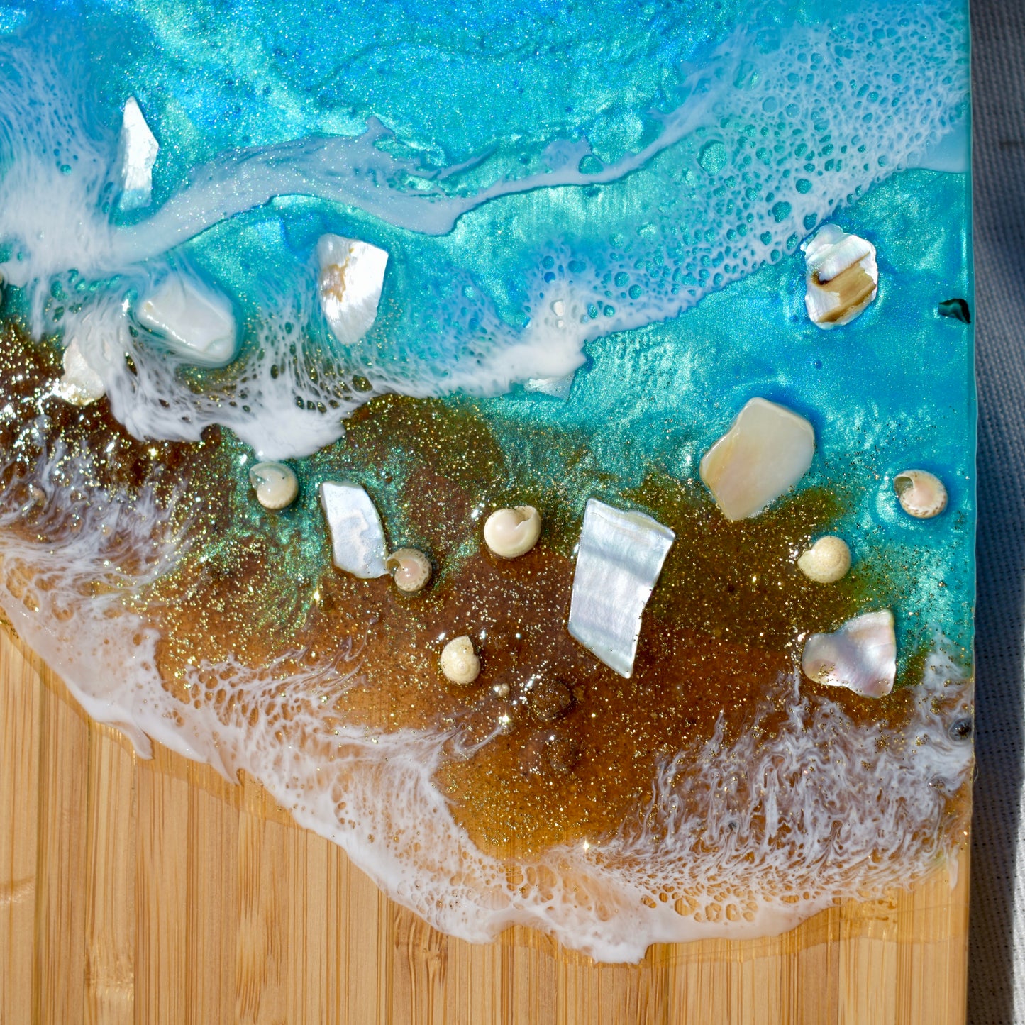 Personalized Beach Themed Charcuterie Board