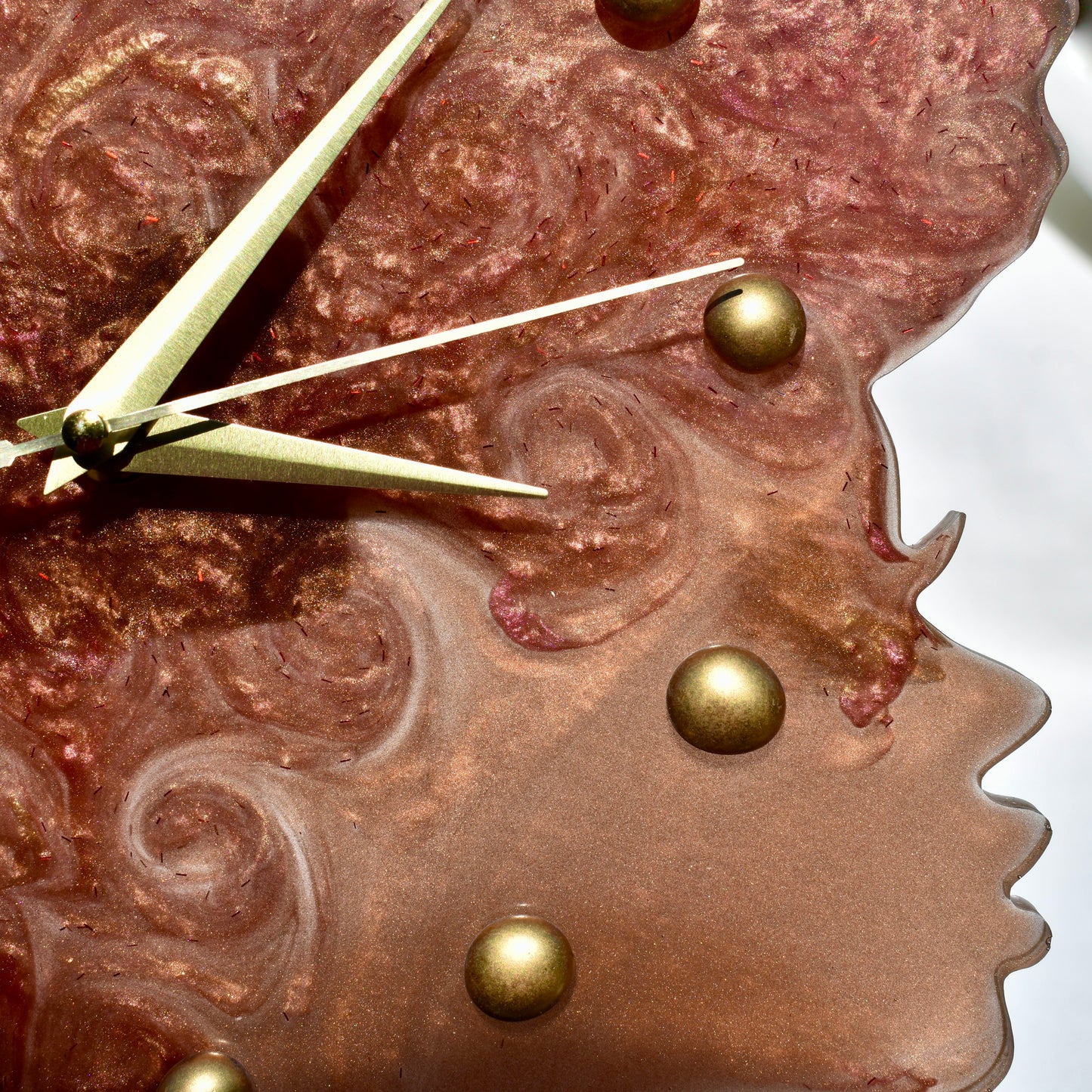 Afro Lady Wall Clock • Black Woman Wall Clock • Diva Wall Clock