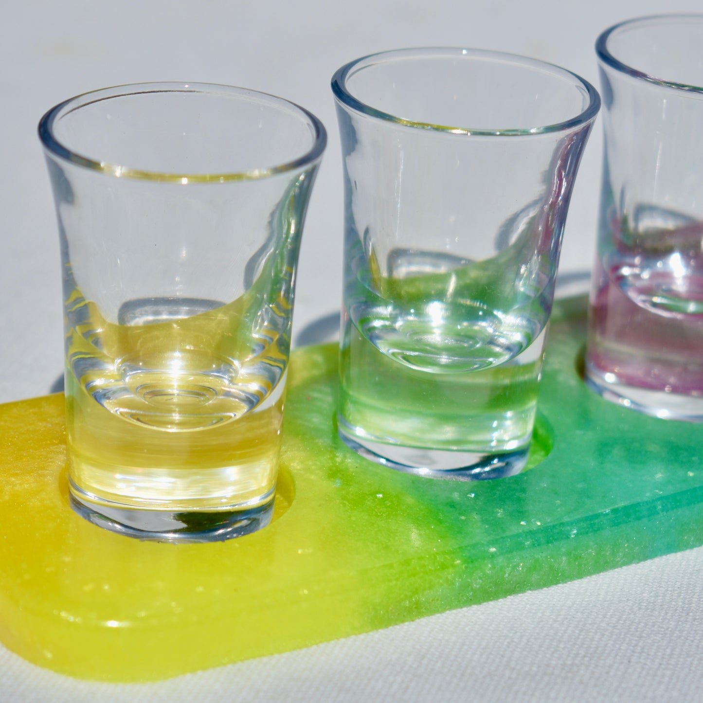 Spring Shot Glass Holder • Easter Shot Glass Paddle • Spring Candle Holder
