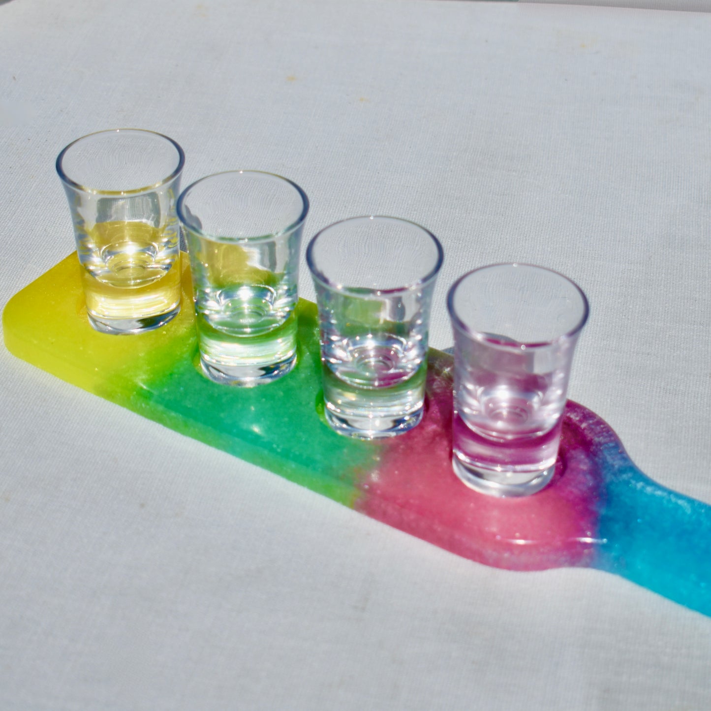 Spring Shot Glass Holder • Easter Shot Glass Paddle • Spring Candle Holder