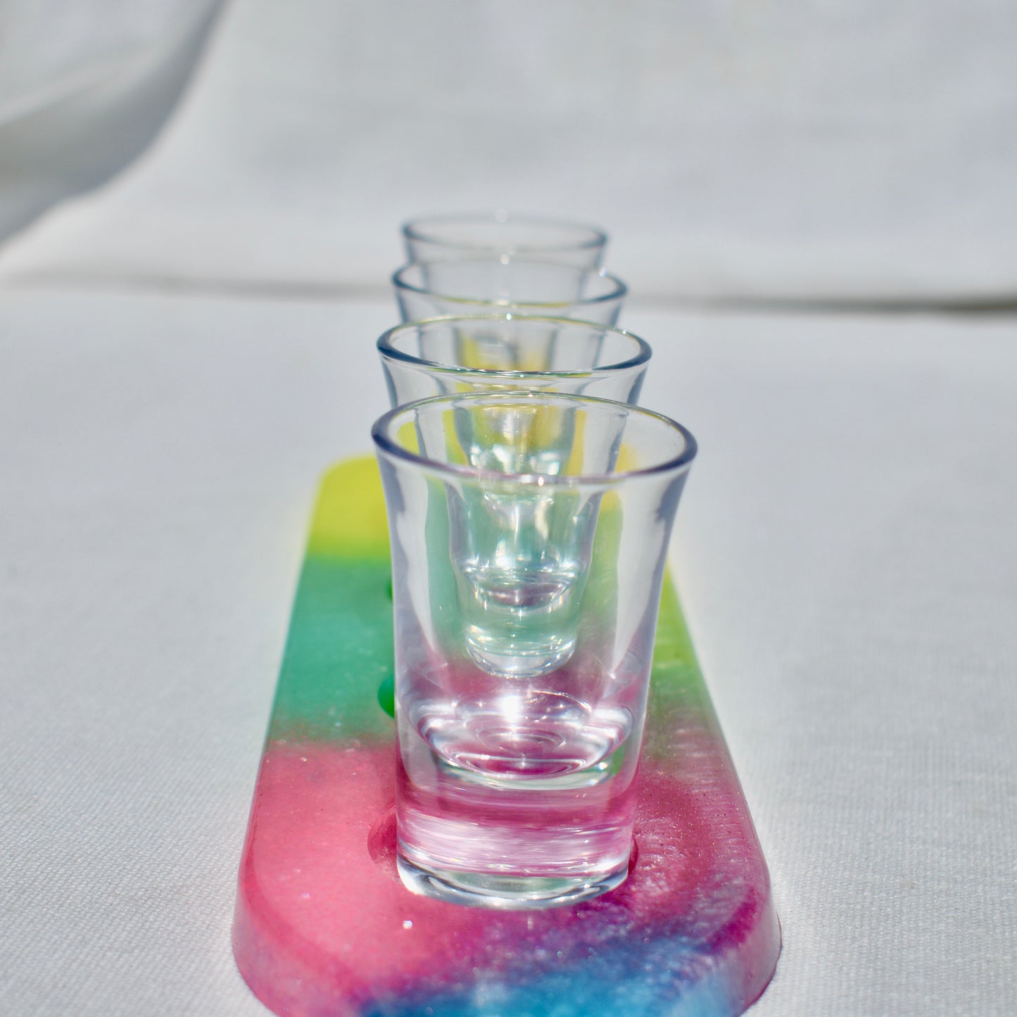 Spring Shot Glass Holder • Easter Shot Glass Paddle • Spring Candle Holder