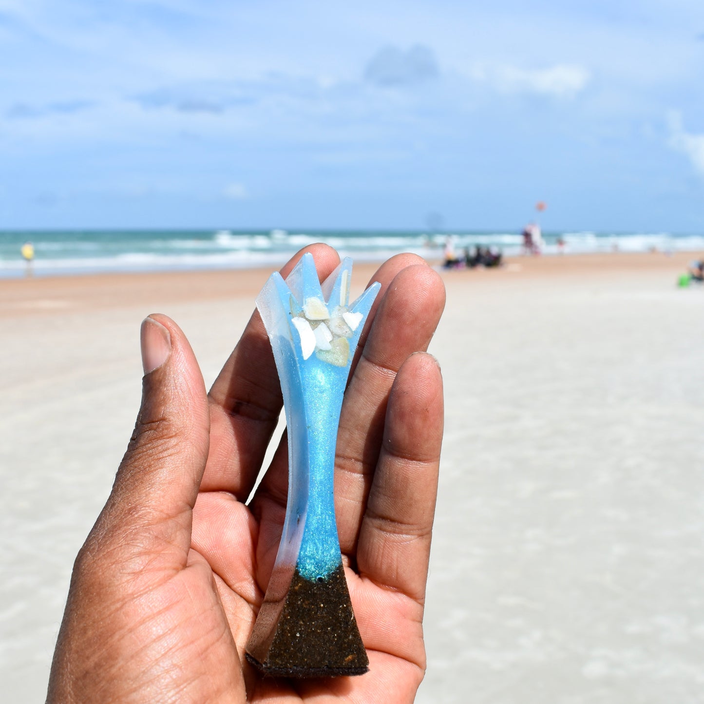 Premium Beach Themed Chess Set • Ocean Chess Set • Seashell Resin Chess Game (full set)