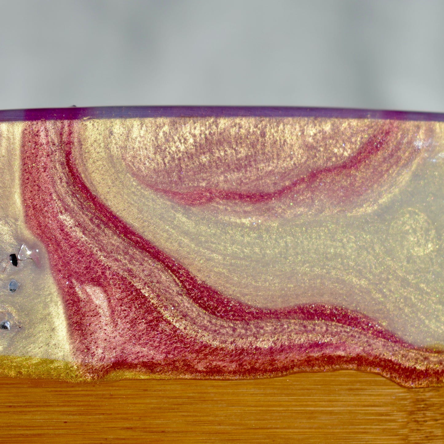 Romantic Rose Quartz Coasters & Snack Board Set