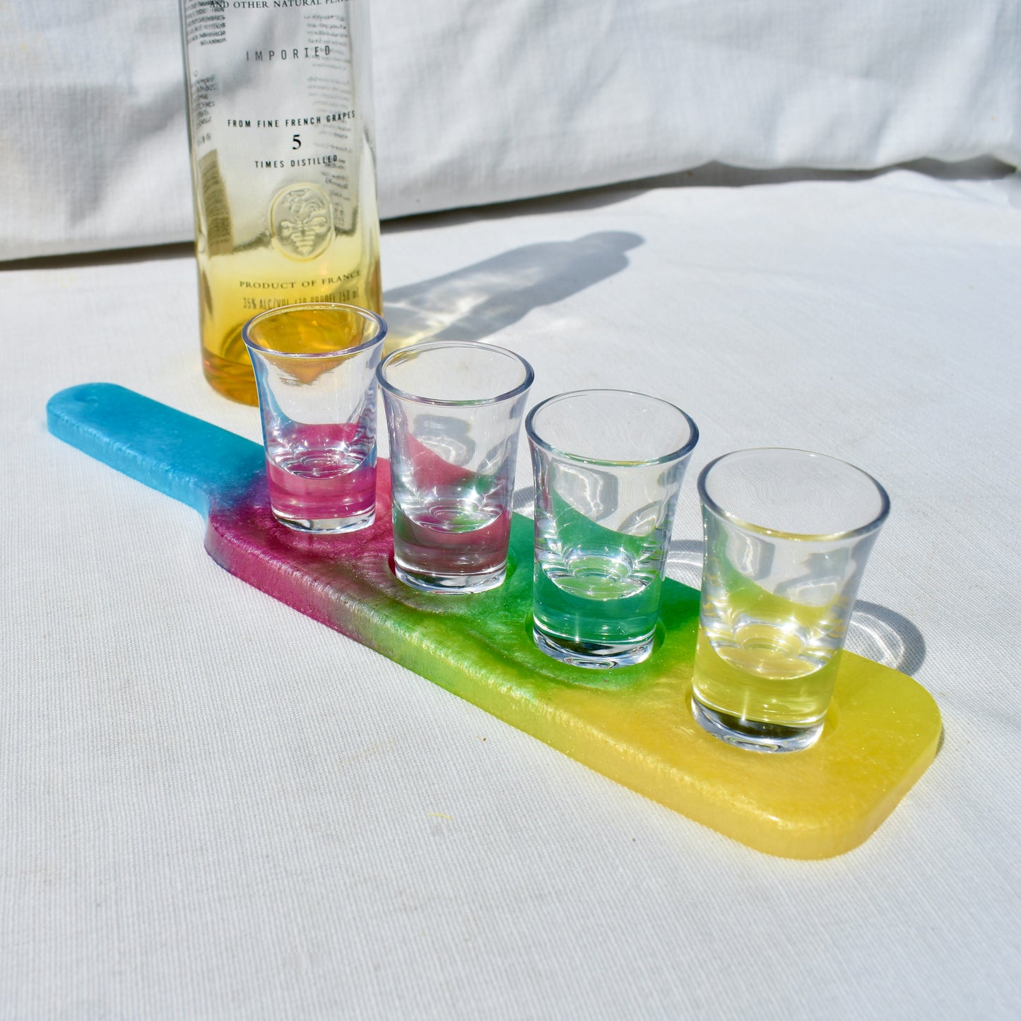 Spring Shot Glass Holder • Easter Shot Glass Paddle • Spring Candle Holder