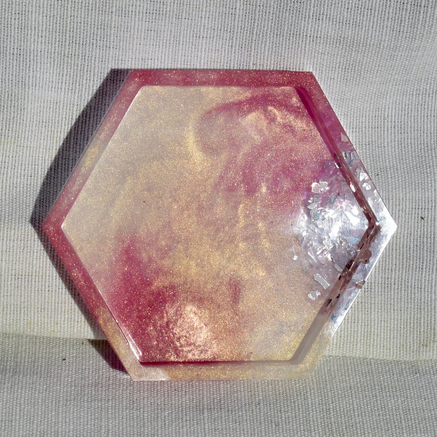 Romantic Rose Quartz Coasters & Snack Board Set