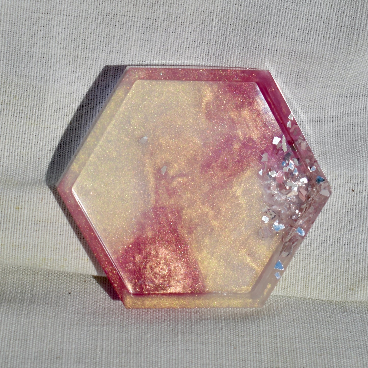 Romantic Rose Quartz Coasters & Snack Board Set