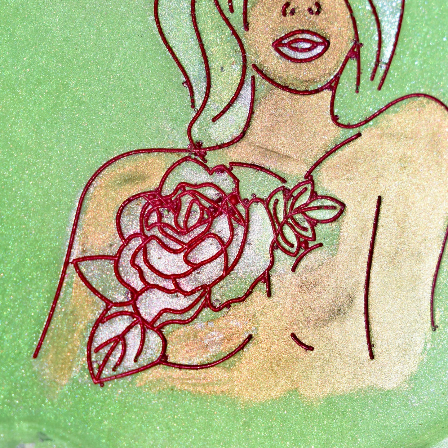 Female Floral Line Art Coasters • Women’s History Month Coasters • Shero Coasters (Asst. Colors)