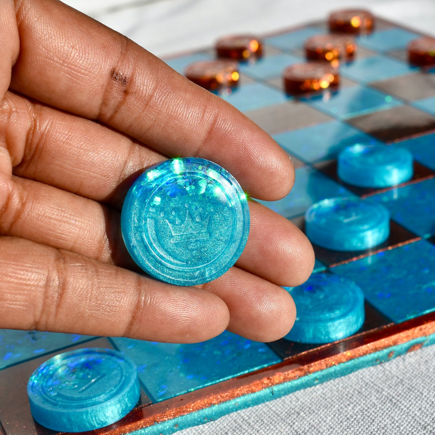 Premium Chess & Checkers Set • Sleek Custom Chess & Checkers Set