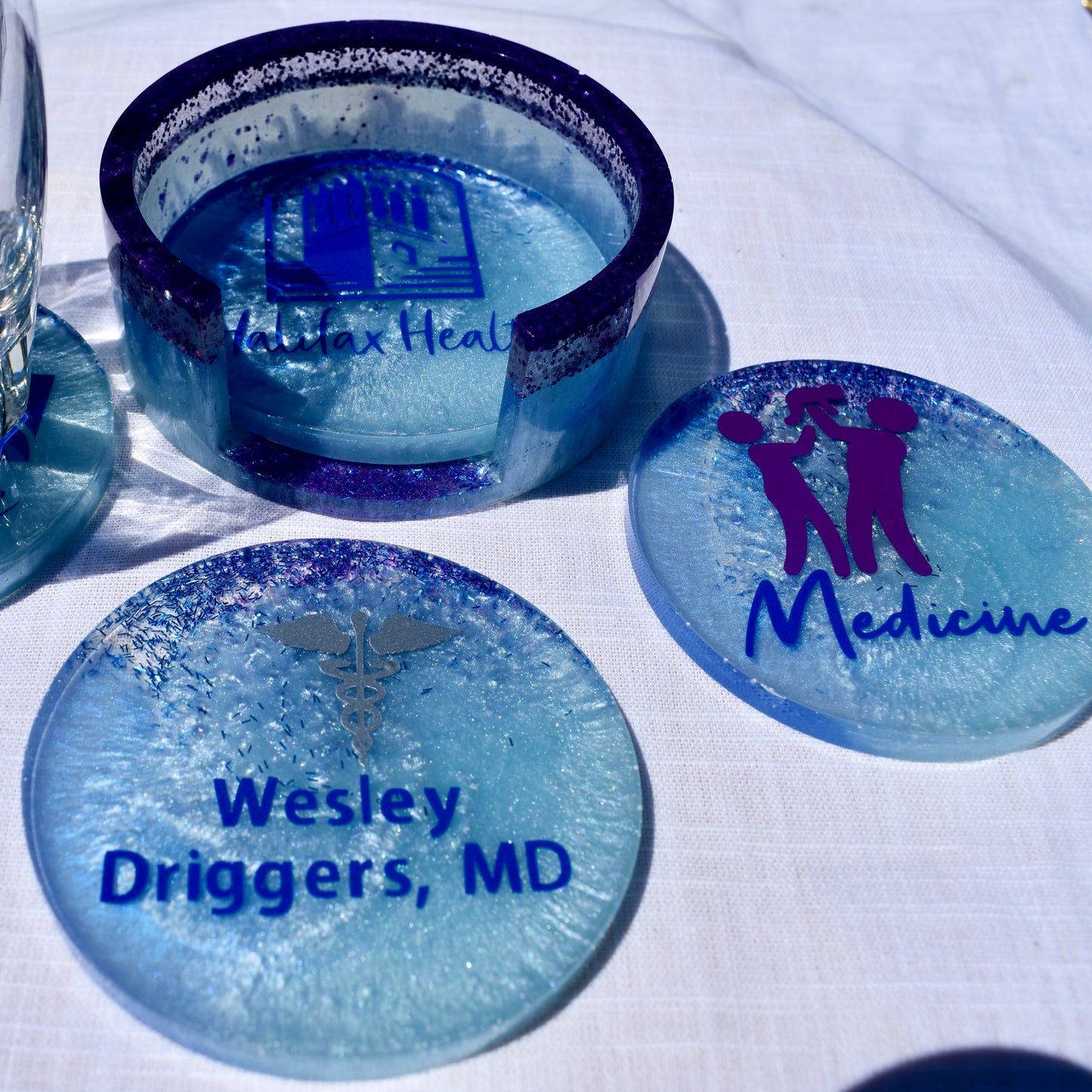 Custom Corporate Coasters – Business Client Gifts