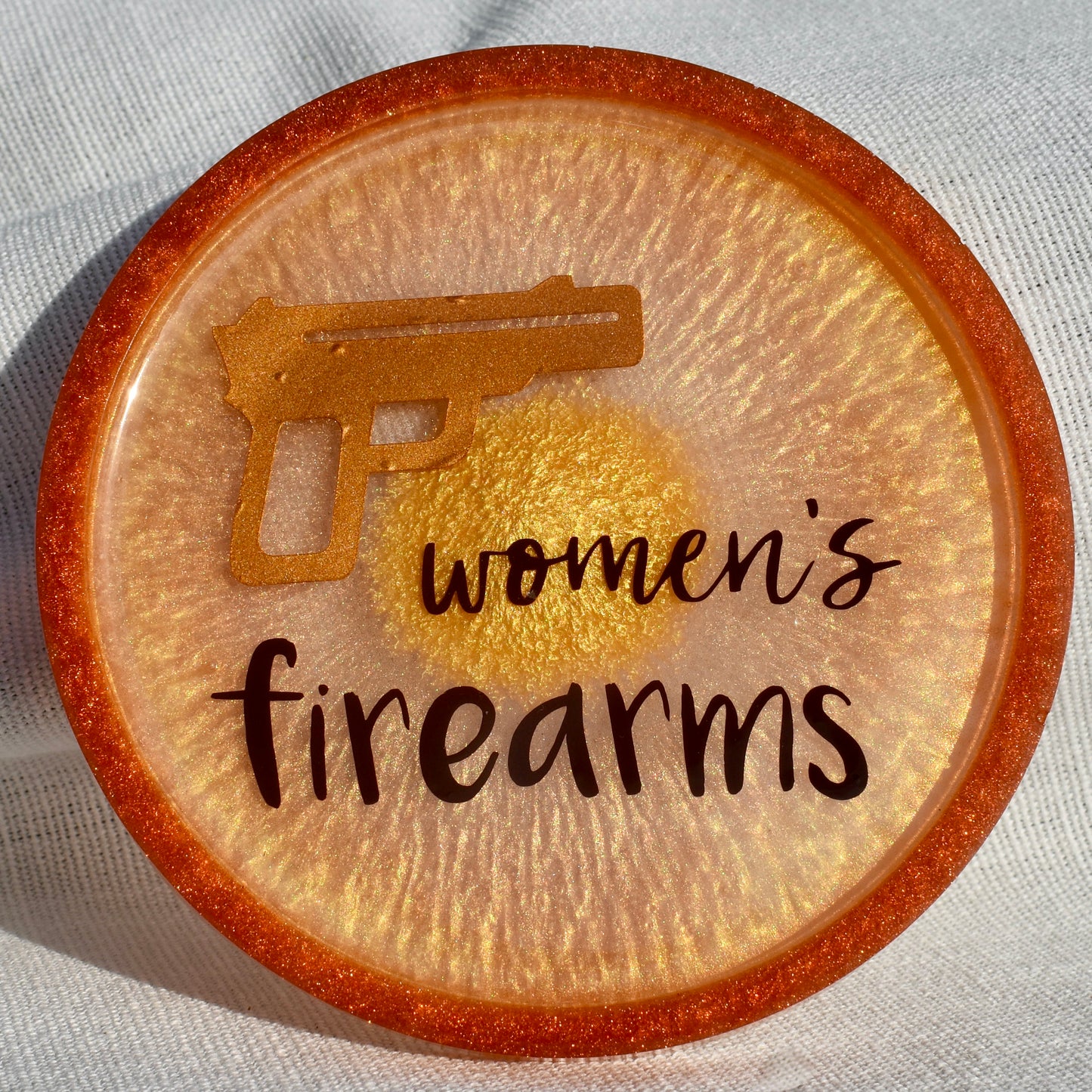 Women's Firearms Coasters • 2A Coaster Set for Her