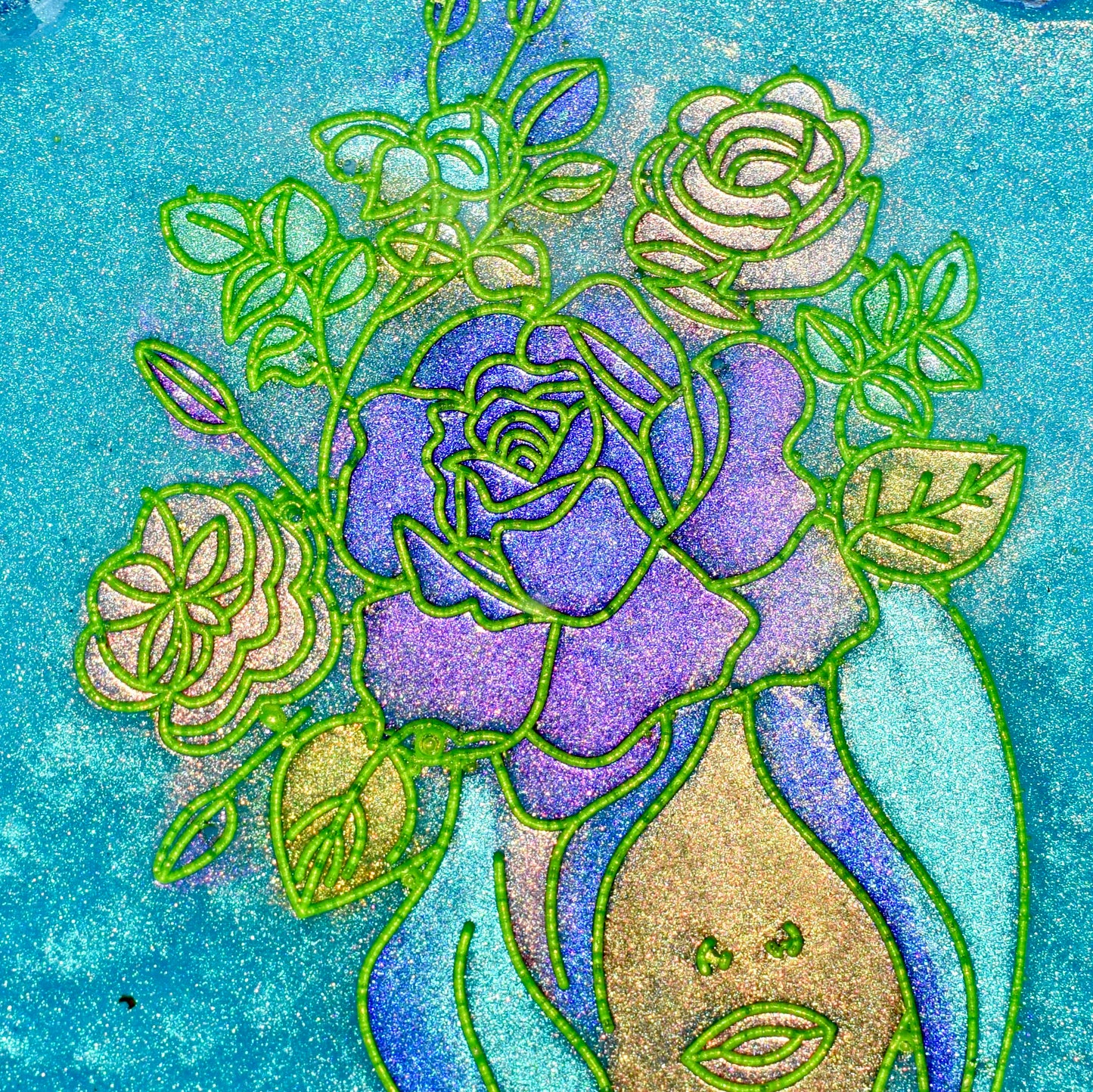 Female Floral Line Art Coasters • Women’s History Month Coasters • Shero Coasters (Asst. Colors)