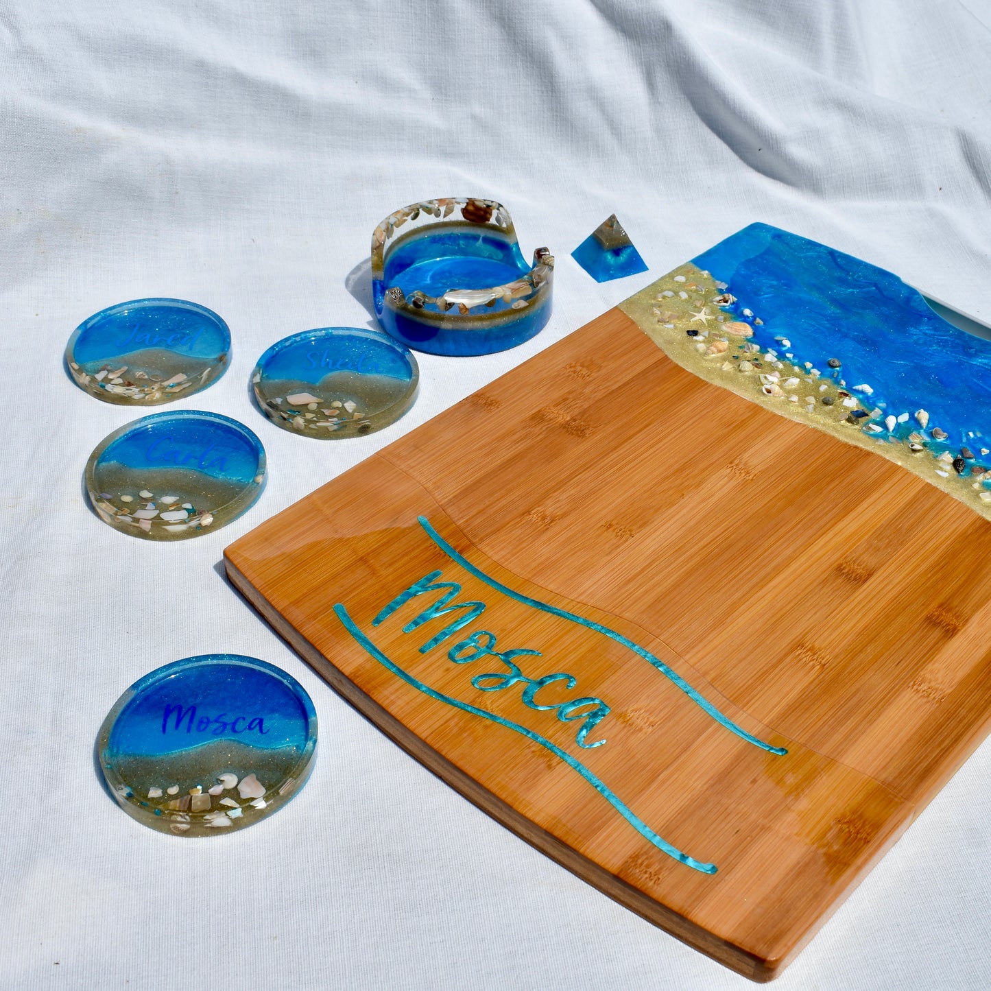 Personalized Beach Themed Charcuterie Board